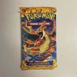 Pokemon XY Flashfire Booster Pack 10 Cards English Charizard 2014 Sealed - Image 1