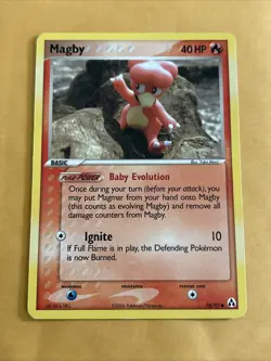 Magby Yuka Morii (Clay) Pokemon Trading Card Game - Legend Maker 58/92 MP - Image 1