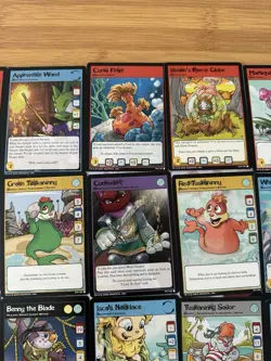 Neopets TCG 2005 Walk the Plank 20/120 Holo Mixed Lot of 40 Cards - Image 5
