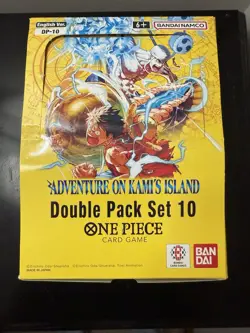 ONE PIECE CARD GAME OP-15 8x DOUBLE PACK SET 10 ENGLISH DP-10 USA W/ Display Box - Image 1
