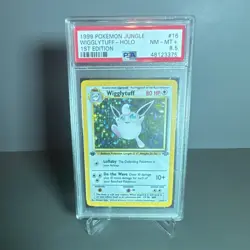 Pokemon Wigglytuff Jungle 16/64 1st Edition Holo 1999 PSA 8.5 English Card - Image 3