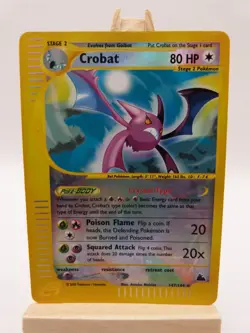 Pokemon Reverse Secret Rare Card - Crobat 147/144 (Skyridge) - Image 1
