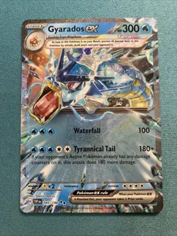 Pokemon Gyarados EX TCG Double Rare Holo Card 045/198 Scarlet & Violet Base Set - Image 1
