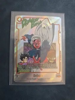 Dabura SB01-030 Gold Alternate Art Dragon Ball Manga Booster Card Fusion World - Image 1
