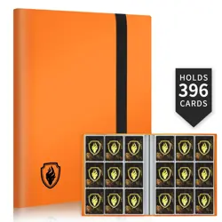Card Binder 9 Pocket, 396 Pockets Trading Card Binder, Premium Collector Card... - Image 1