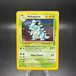 Nidoqueen Base Set 2 Holo Unlimited Holo Rare Card 12/130 NM Pokemon TCG -j - Image 1
