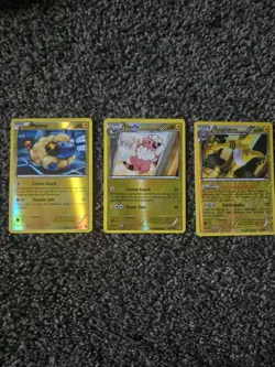 Pokemon Cards Ampharos line Dragons Exalted Reverse Holos - Image 1