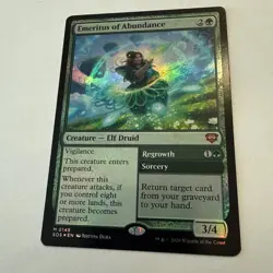 Emeritus of Abundance FOIL 145 Secrets of Strixhaven SOS MTG Mythic Unplayed NM - Image 2