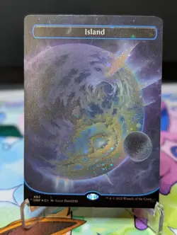 MTG Unfinity- Island 492 Galaxy Foil - Image 1
