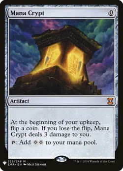 MTG Mana Crypt, NM-Mint, English The List Reprints - Image 1