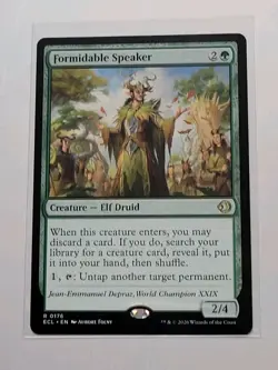 MTG - Lorwyn Eclipsed: Formidable Speaker (0176) - Rare - Near Mint - Image 1