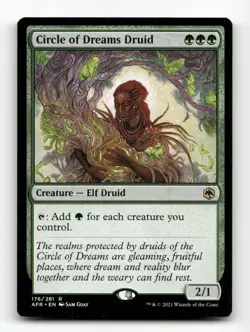 Circle of Dreams Druid Adventures in the Forgotten Realms #176 Rare - Image 1