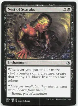 Nest of Scarabs 101 Uncommon Amonkhet Magic: The Gathering Near Mint - Image 1