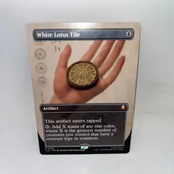 White Lotus Tile (Borderless) Avatar: The Last Airbender Magic: The Gathering - Image 1