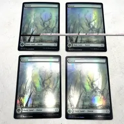 Phyrexia : All Will Be One Foil Full Art Lands Playset Of Each 20 Total - Image 4
