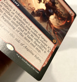 MTG Molten Duplication EXTENDED ART Outlaws of Thunder Junction 79 NM - Image 3