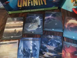10 Unfinity UNF MTG Magic Gathering Planet & Basic Lands, Borderless NM+ 235-244 - Image 3