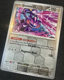 Pokemon Tcg Shrouded Fable Genesect 040/064 NM Reverse Holo Pack Fresh - Image 2