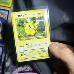 1996 Vintage Pokemon Pocket Monsters Pikachu No 025 Japanese Jungle Set - Image 1