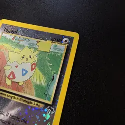 2001 Togepi Southern Islands 🌀DOUBLE SWIRL🌀 Reverse Holo Rare Card - Image 3