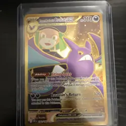 Pokemon Team Rocket's Crobat ex Destined Rivals Hyper Rare Holo 242/182 2023 - Image 2