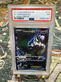 2013 POKEMON PLASMA FREEZE TORNADUS EX #114 ULTRA RARE PSA 7 NM #136327989 - Image 1