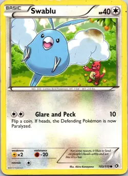 SWABLU - 103/113 - LEGENDARY TREASURES - - HP - Image 1