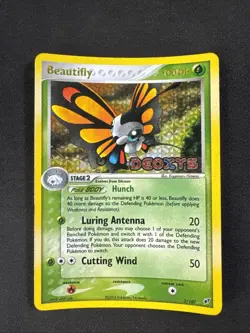 Beautifly 2/107 Deoxys Reverse Holo Pokemon - Image 1