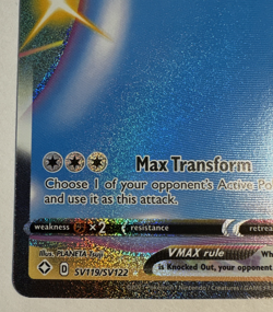 Pokemon Card - Ditto VMAX Shining Fates SV119/SV122 Shiny Holo Rare NEAR MINT - Image 5