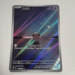 Pokemon Cleffa 202/197 SV03 Obsidian Flames Illustration Rare Holo Full Art - Image 1