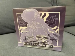 Pokemon Chilling Reign Pokemon Center Elite Trainer Box [Ice Rider Calyrex] - Image 1