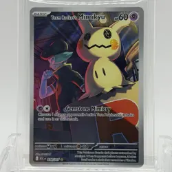 Pokemon TCG Ascended Heros Team Rocket’s Mimikyu #238/217 Illustration Rare NM - Image 1