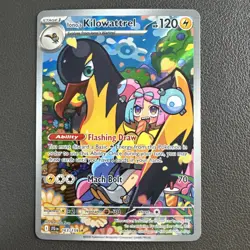 Iono's Kilowattrel 163/159 Pokemon Sv09: Journey Together Holo NM - Image 1