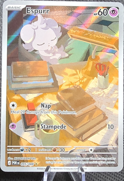 Pokemon Espurr POR IR NM 095/088 Holo English Great Centering Clean & Gradeable! - Image 1
