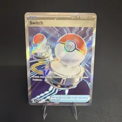 2025 Pokemon TCG Switch 123/94 PFL Full Art Ultra Rare NM - Image 1