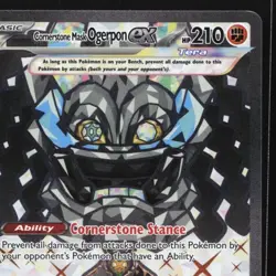 Pokemon Cornerstone Mask Ogerpon ex 199/167 Twilight Masquerade Ultra Rare Tera… - Image 1