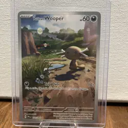Paldean Wooper 102/094 Full Art Pokemon TCG VLP Holo - Image 1