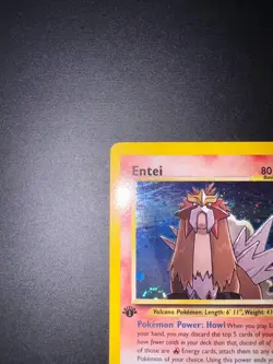 Pokemon Entei 6/64 Neo Revelation 1st Edition Holo - Image 3
