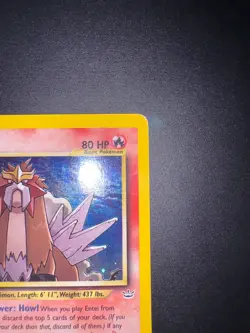 Pokemon Entei 6/64 Neo Revelation 1st Edition Holo - Image 4