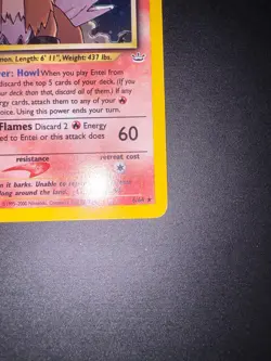 Pokemon Entei 6/64 Neo Revelation 1st Edition Holo - Image 5