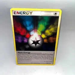 Multi Energy 118/123 Rare Mysterious Treasures Pokemon Heavily Played - Image 1
