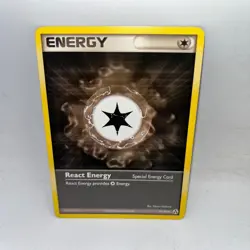 React Energy 82/92 Uncommon Legend Maker Pokemon Lightly Played - Image 1