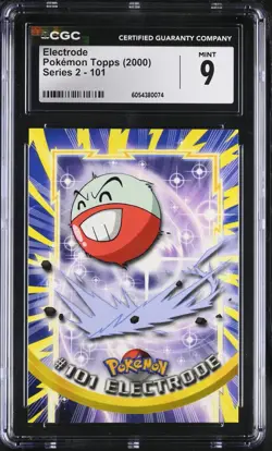 CGC 9 - Electrode #101 Pokemon 2000 Topps - Image 1
