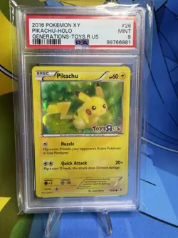 Pokemon TCG Pikachu - Generations - 2016 - Toys R Us - PSA 9 - Image 1