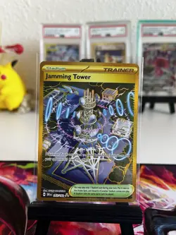 Pokemon TCG Jamming Tower 243/182 Gold Ultra Rare Destined Rivals MINT - Image 1