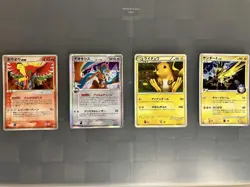 Electric Raichu Deoxys δ Ho-Oh ex 4 Card Set Pokemon Japanese Rare - Image 1