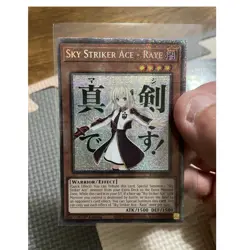 YuGiOh Sky Striker Ace Raye RA05-EN093 1st Edition RC5 StarLight Rare Mint - Image 1