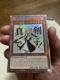 YuGiOh Sky Striker Ace Raye RA05-EN093 1st Edition RC5 StarLight Rare Mint - Image 4