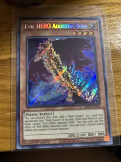 Yugioh Evil HERO Adusted Gold BROL-EN068 1St Ed NM Secret - Image 1