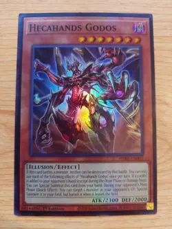 Hecahands Godos - PHRE-EN003 - Very Lightly Played VLP - Super Rare - 1st Ed - Image 1